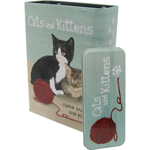 Металлическая банка для хранения Cats and Kittens XL