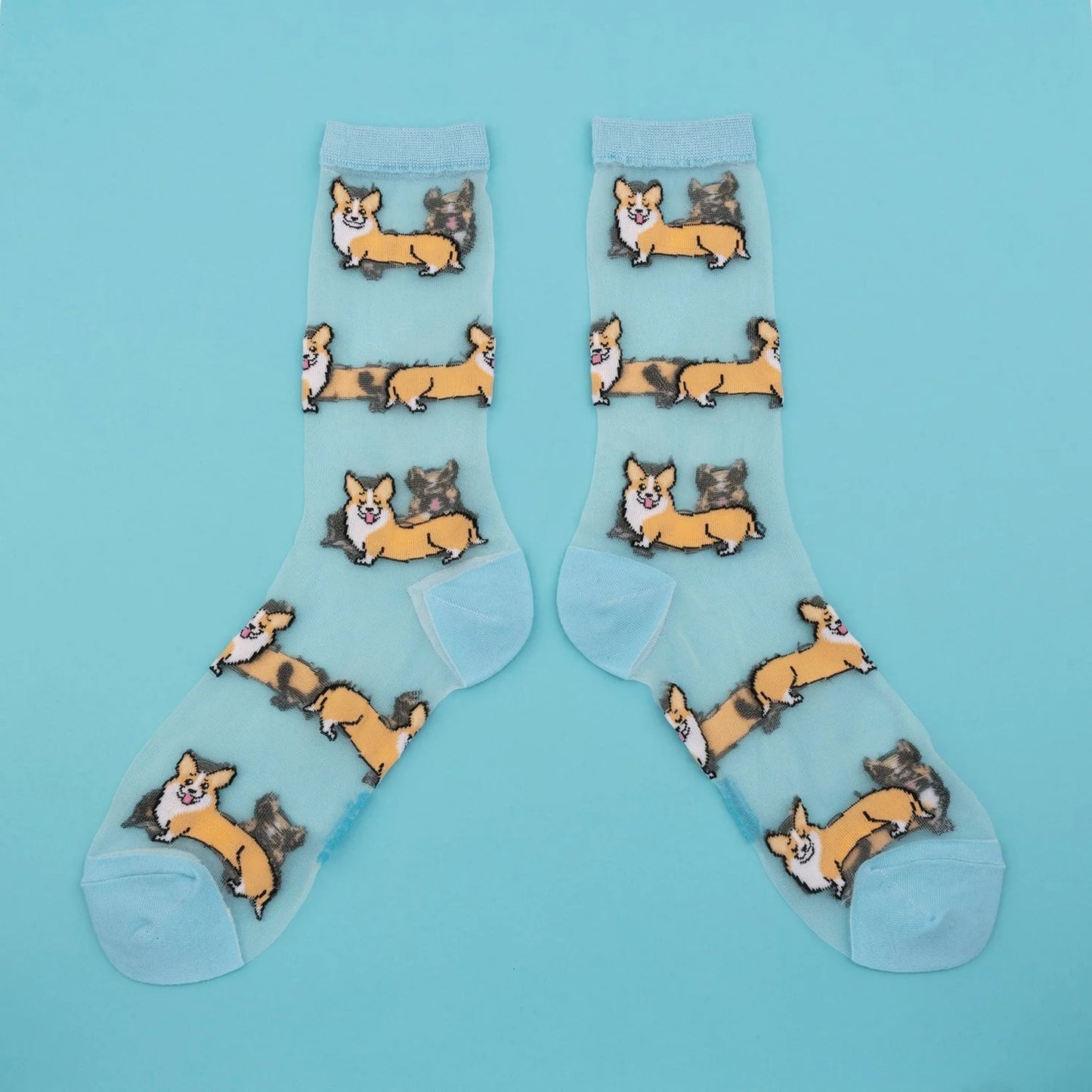 Corgi Sheer Socks | Coucou Suzette