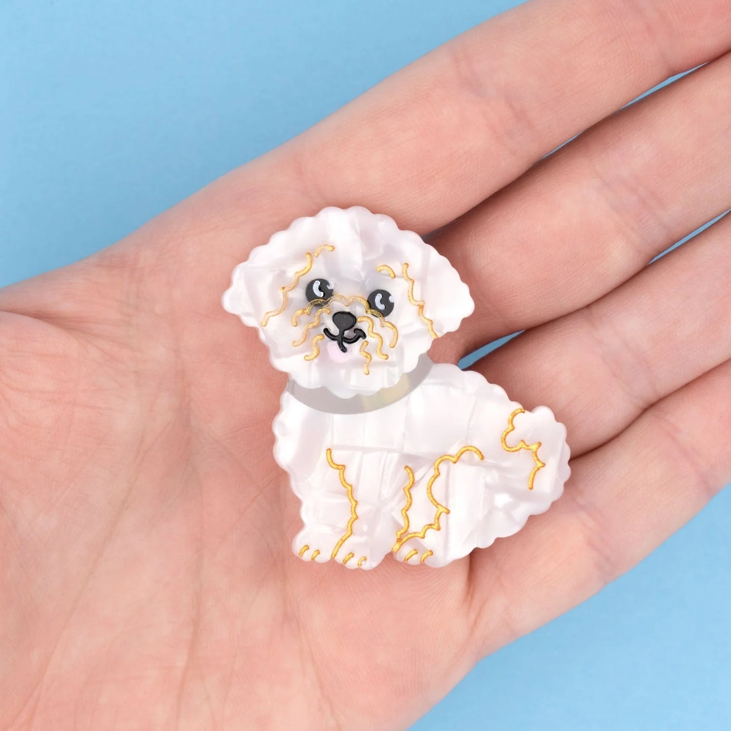 Bichon Hair Clip | Coucou Suzette