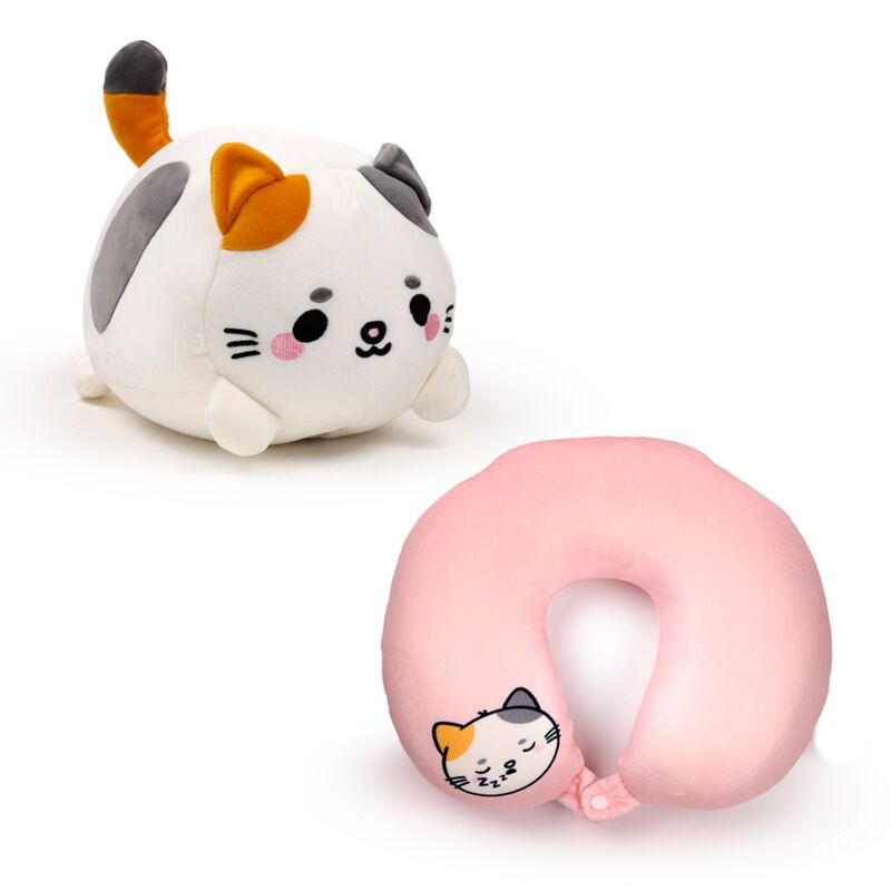 2-в-1 подушка для путешествий и игрушка Swapseazzz Adoramals Cat