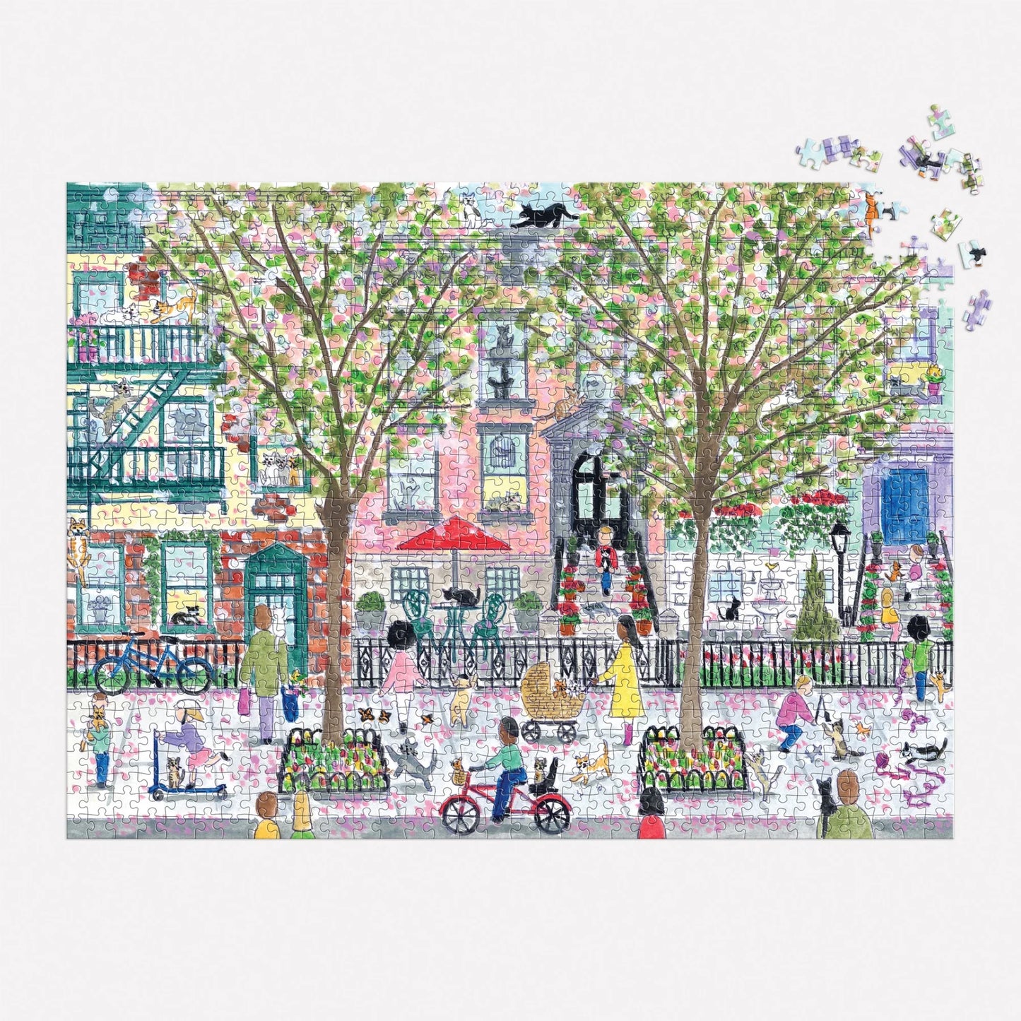 Puzzle Michael Storrings Cats in the City, 1000 pcs.