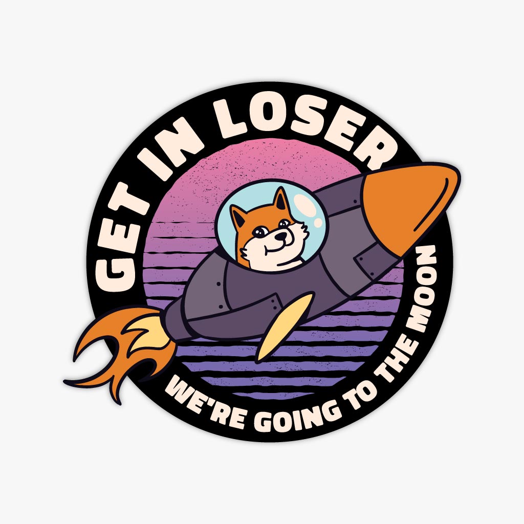 Наклейка Going To the Moon