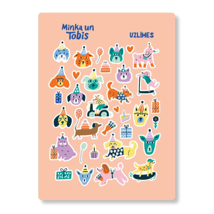 Birthday Dogs Sticker Sheet