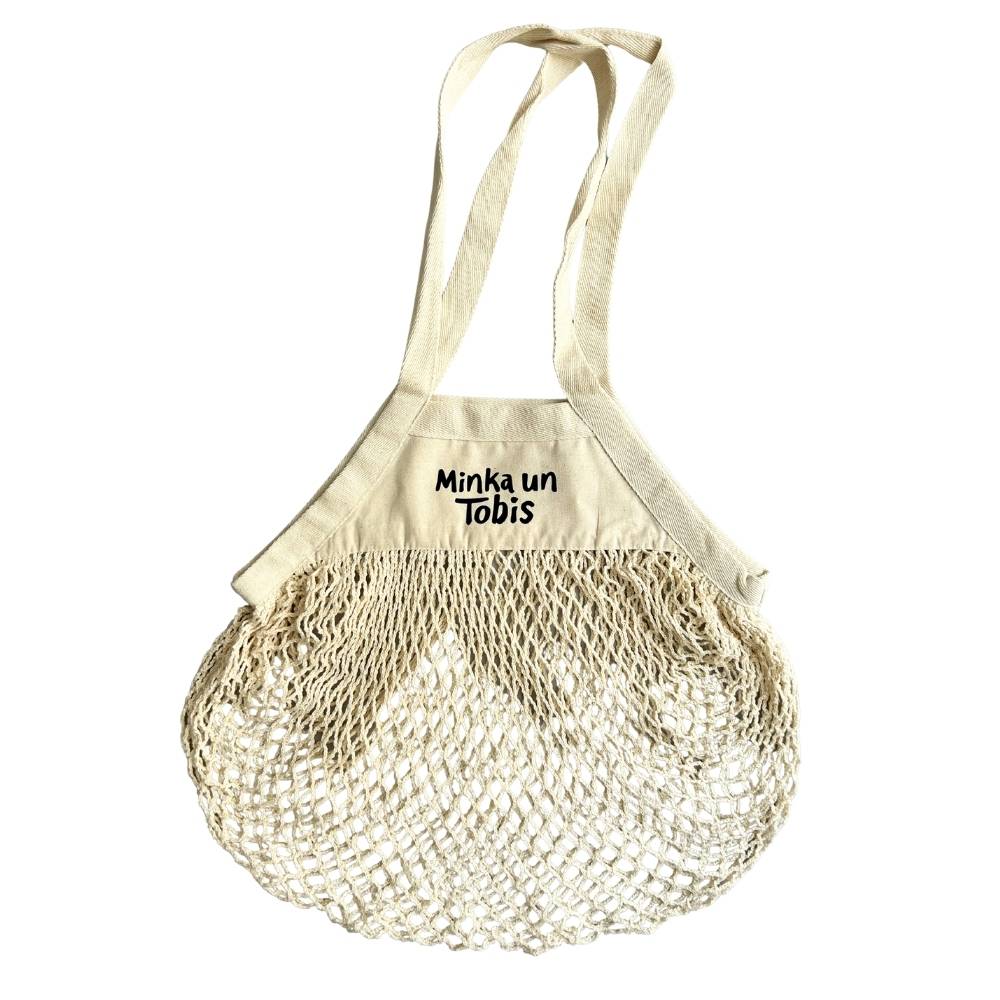 Doggy Mesh Shopping Bag, Oat