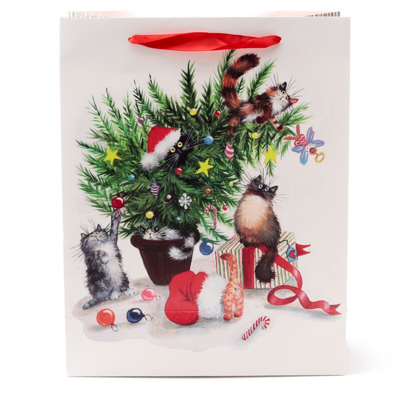 Kim Haskins Christmas Cats Gift Bag