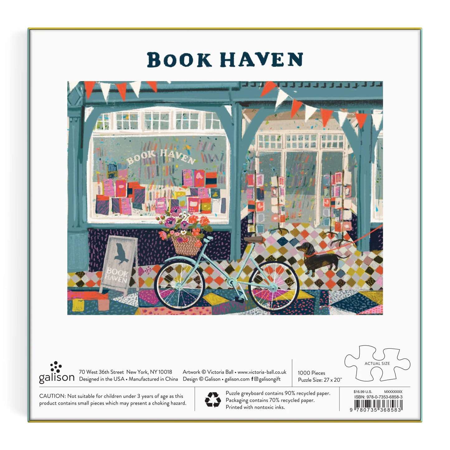 Puzle Book Haven, 1000 gab.