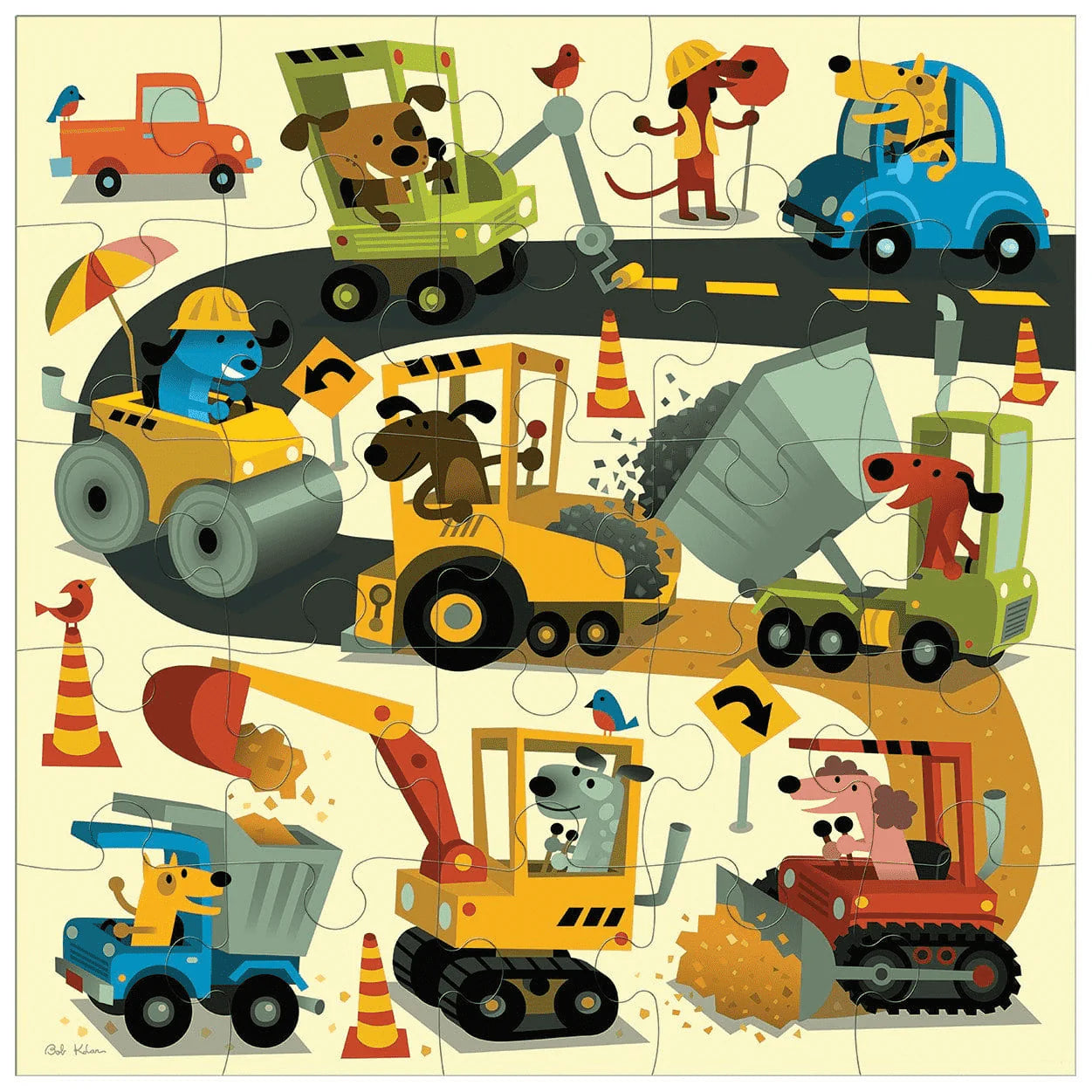 Пазл Construction с большими деталями, 25 шт.