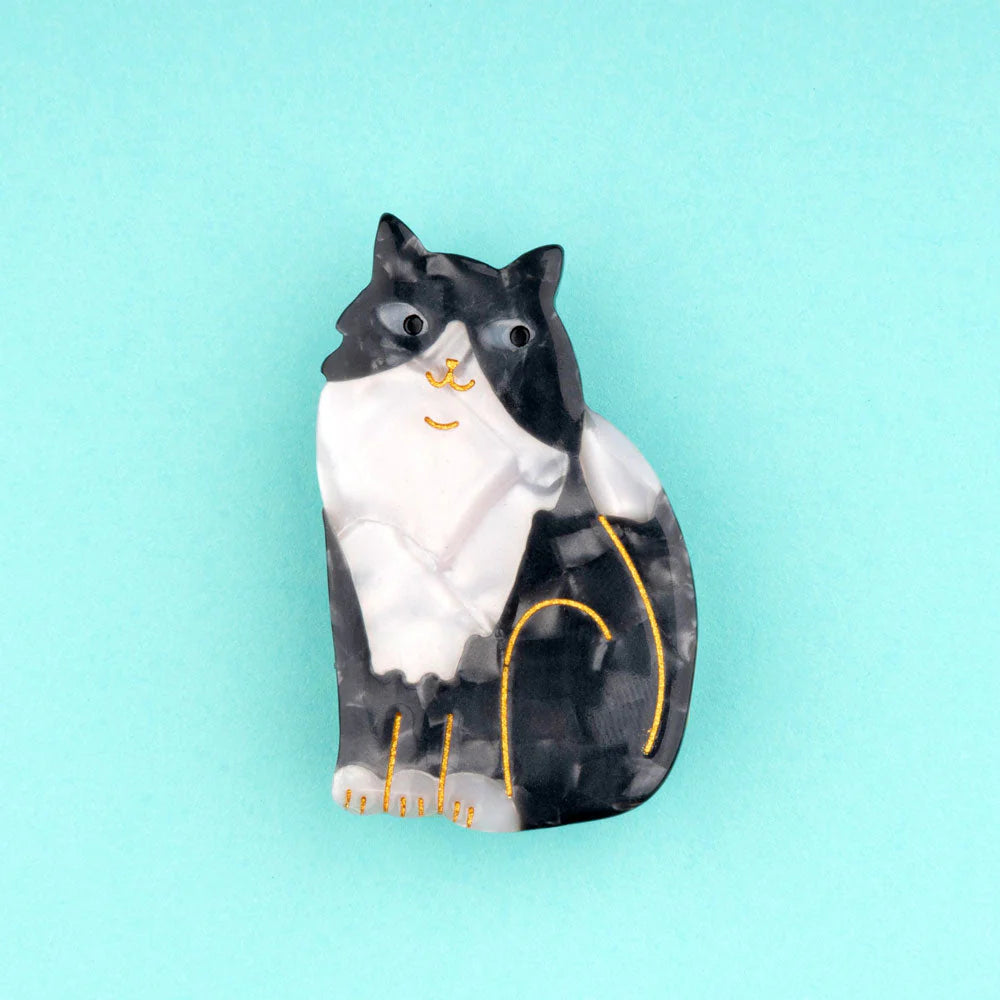 Black & White Cat Hair Clip | Coucou Suzette