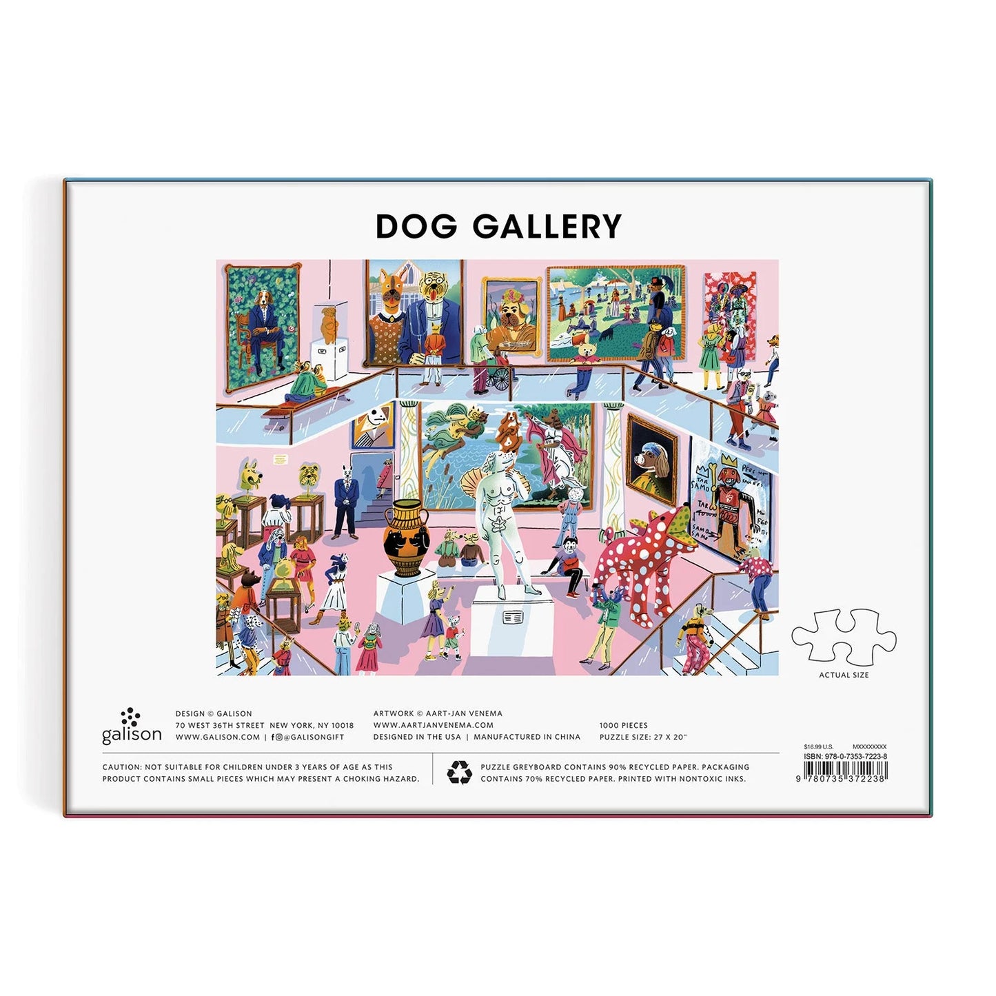 Пазл Dog Gallery, 1000 шт.