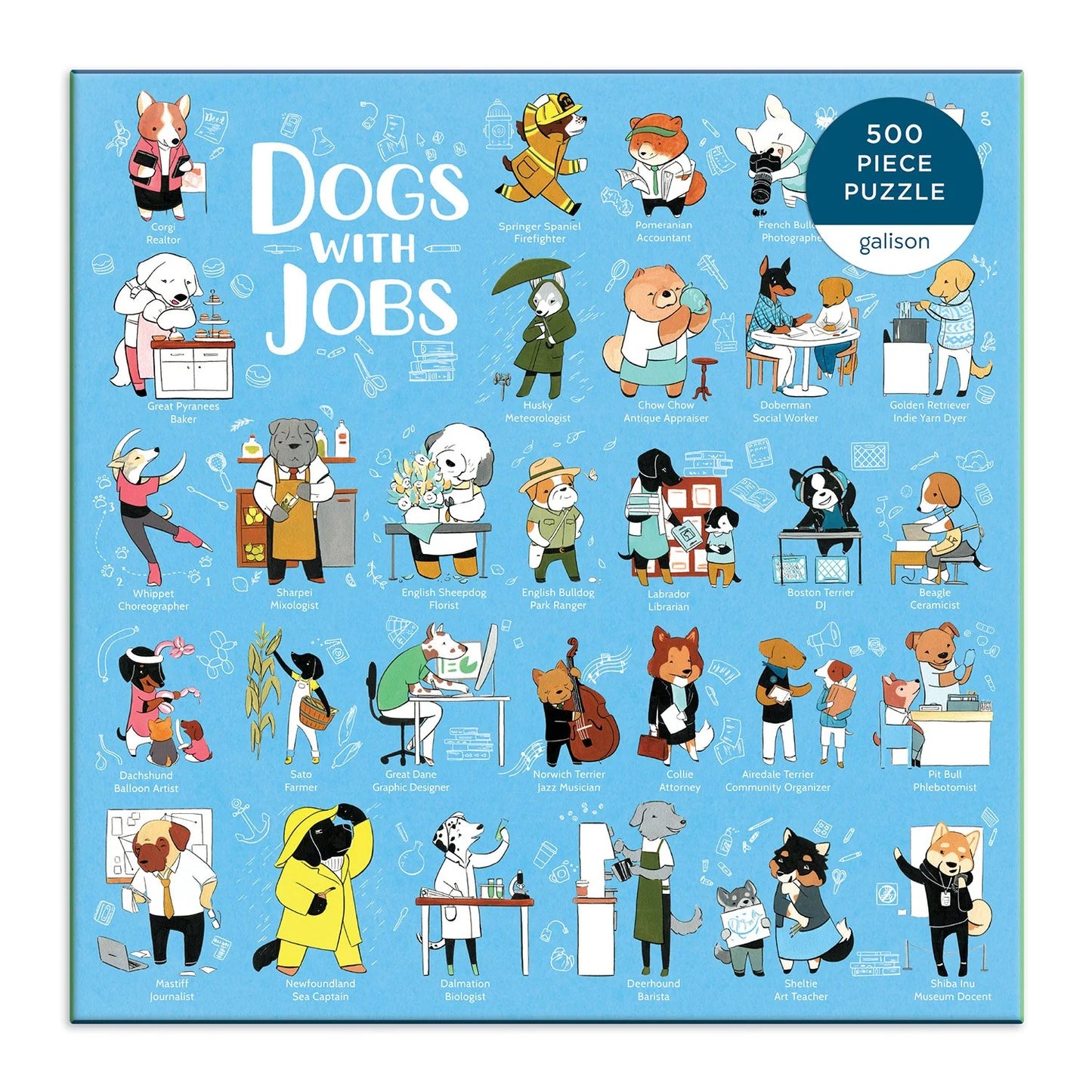 Пазл Dogs With Jobs, 500 шт.