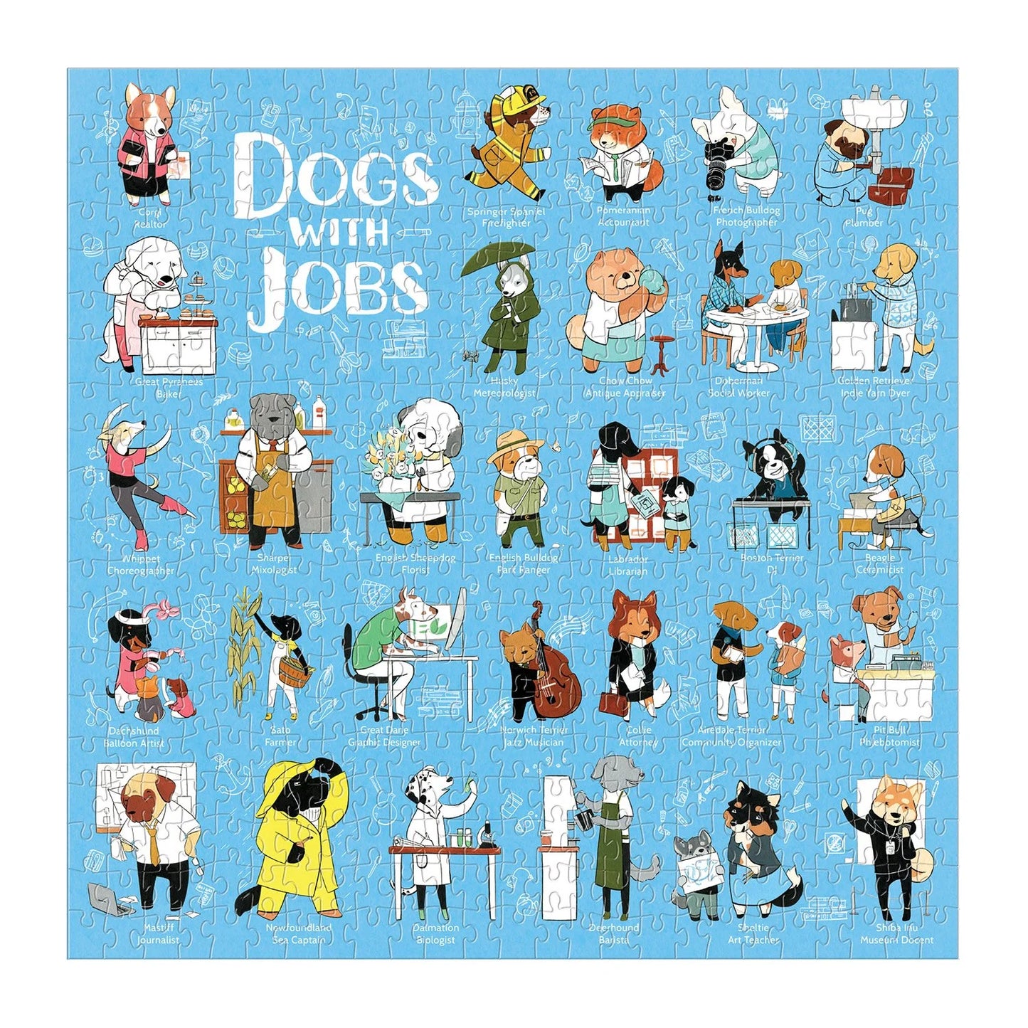 Пазл Dogs With Jobs, 500 шт.