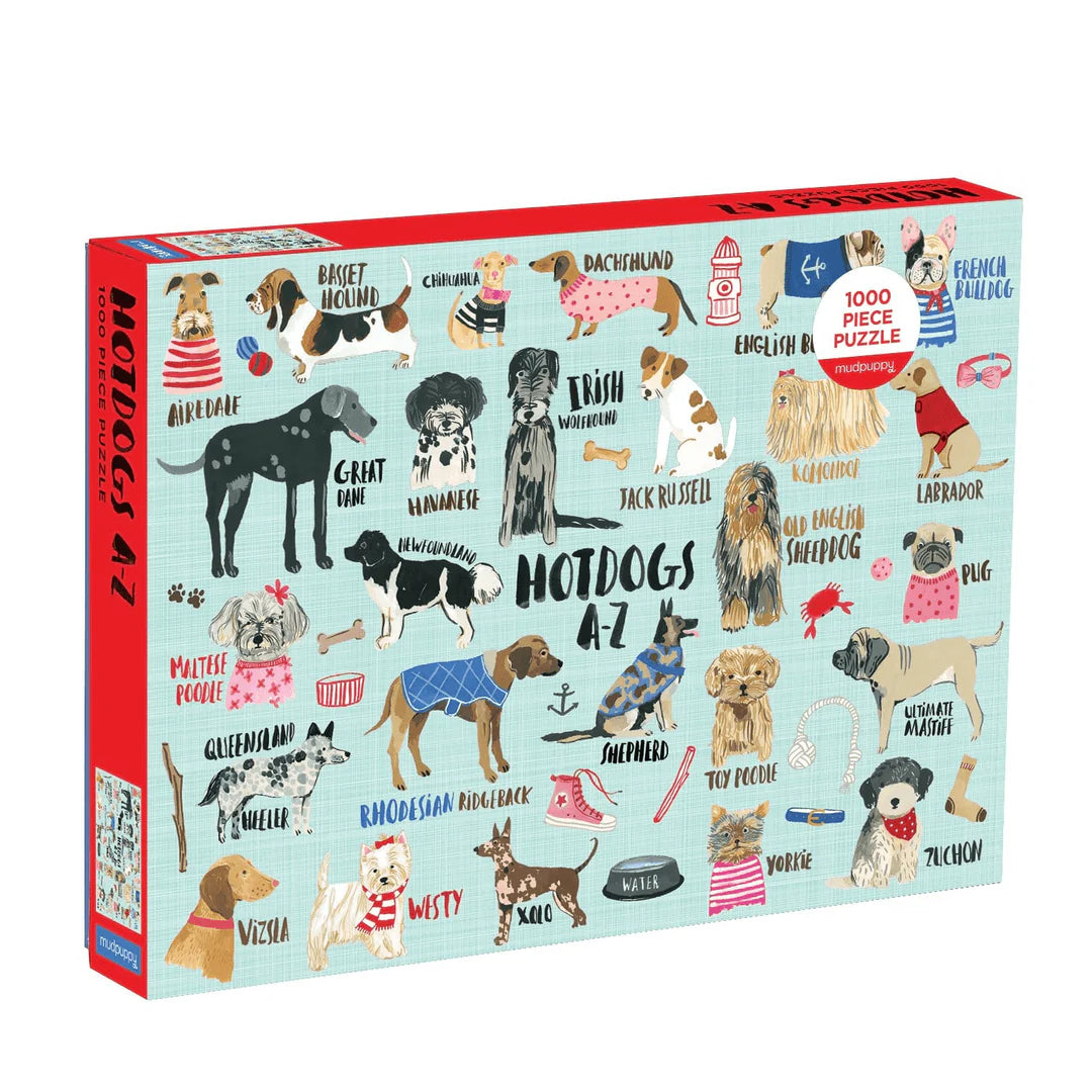 Пазл Hot Dogs A-Z, 1000 шт.