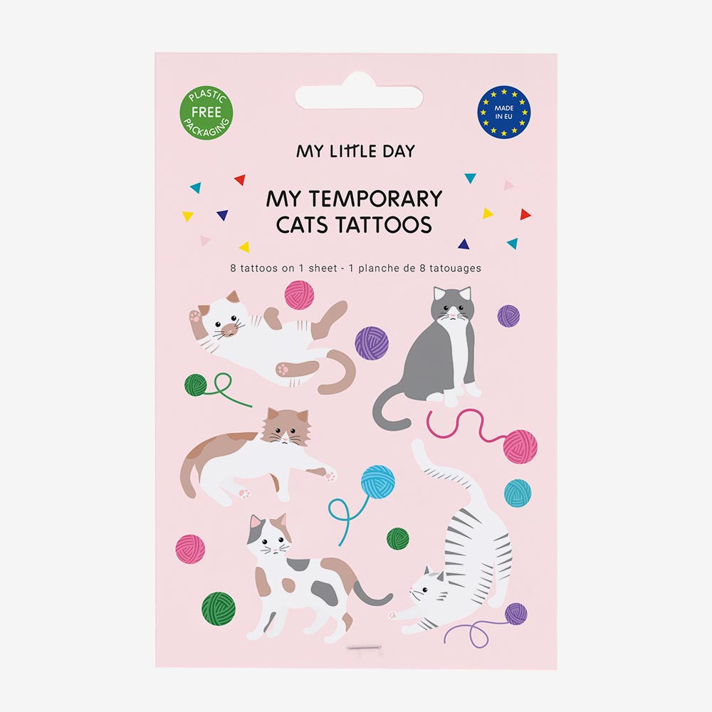 Набор татуировок Cat, 8 pcs.
