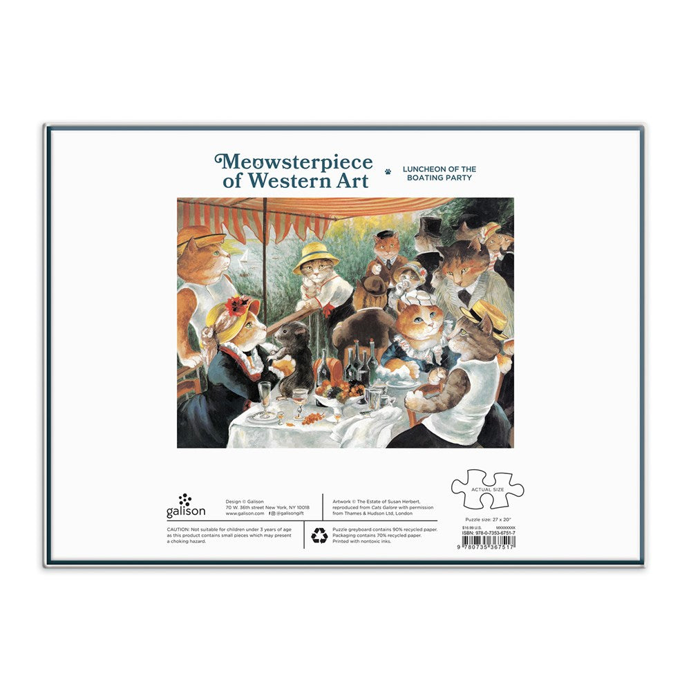 Пазл Luncheon of the Boating Party Meowsterpiece, 1000 шт.