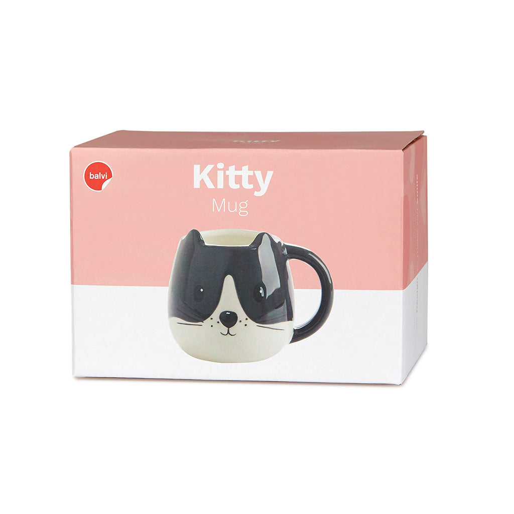 Mug Kitty black and white