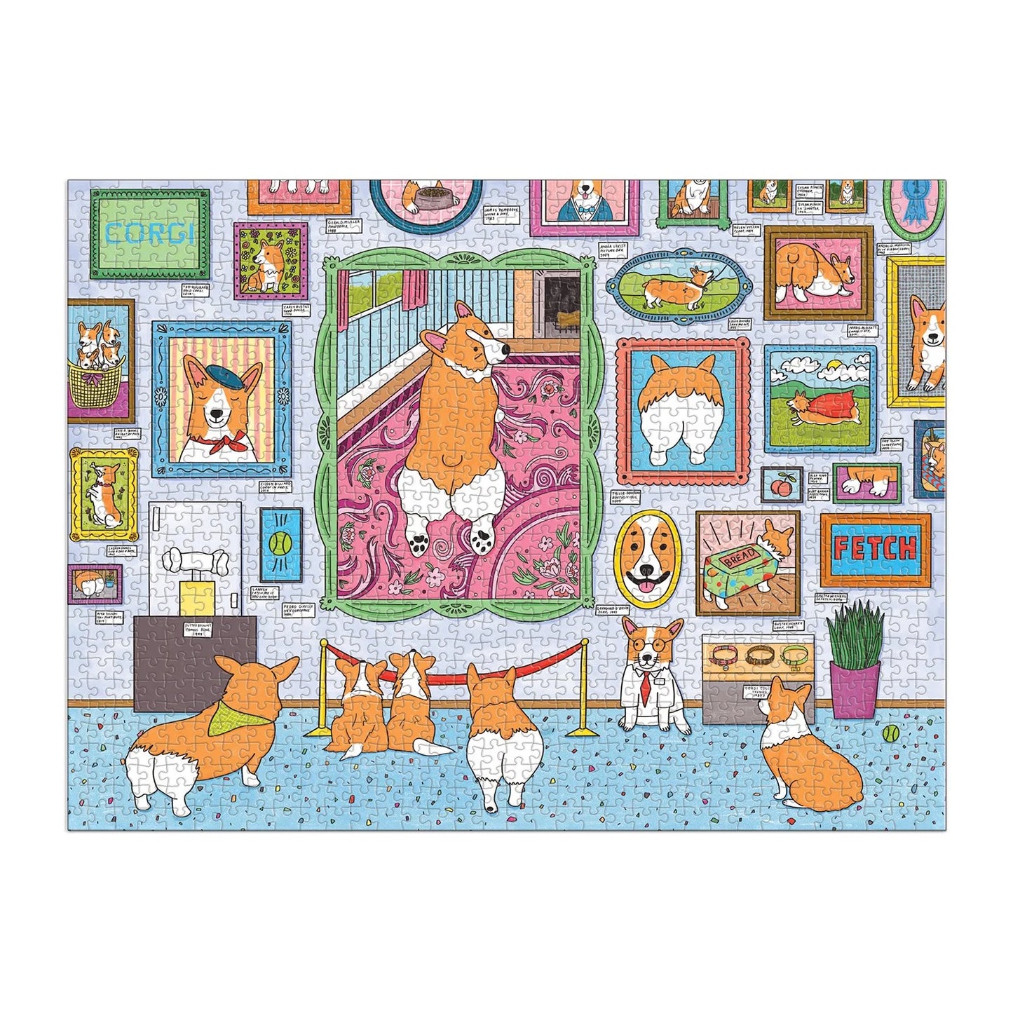 Puzzle Museum of the Corgi, 1000 pcs.