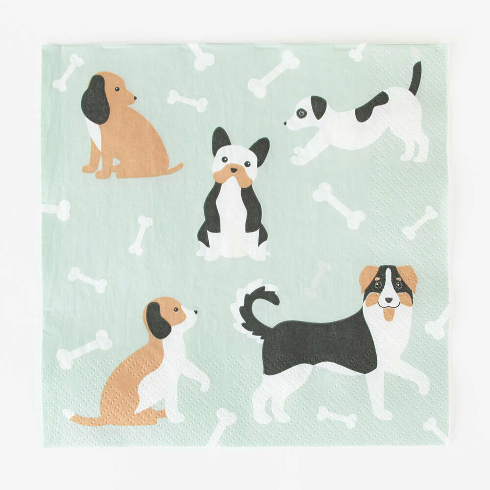 Napkin Set Dog, 20 pcs.