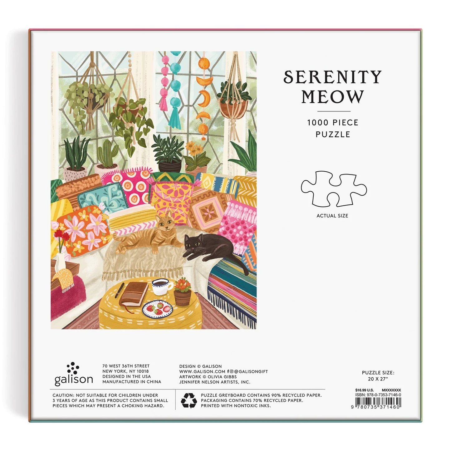 Puzzle Serenity Meow, 1000 pcs.
