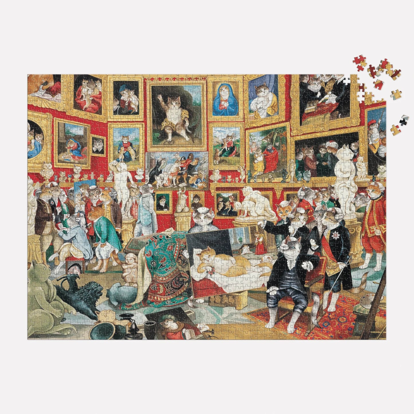 Пазл Tribuna of the Uffizi Meowsterpiece of the Western Art, 1500 шт.