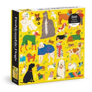 Puzle Fashionable dogs, 500 gab.