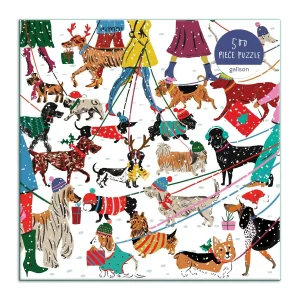Puzle Winter Dogs, 500 gab.