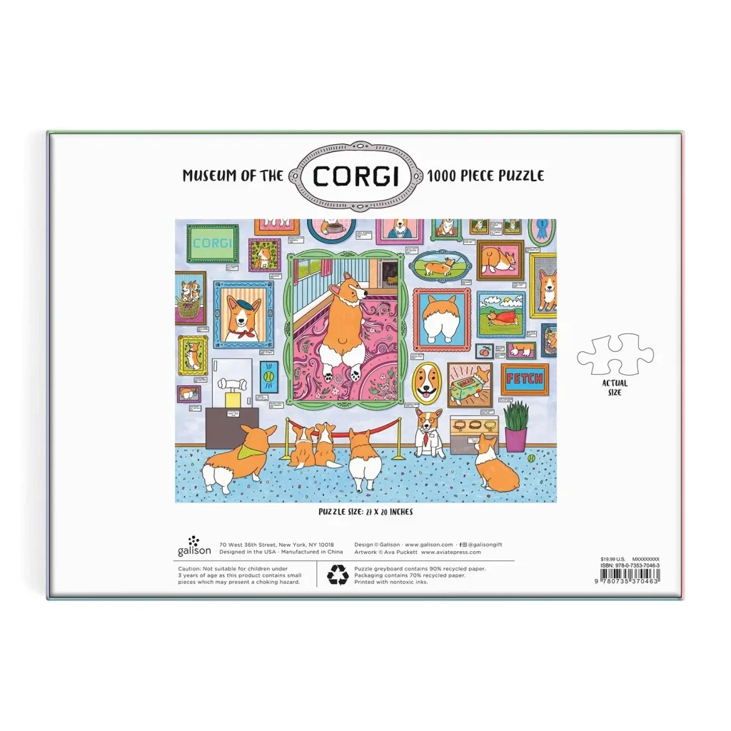 Puzle Museum of the Corgi, 1000 gab.