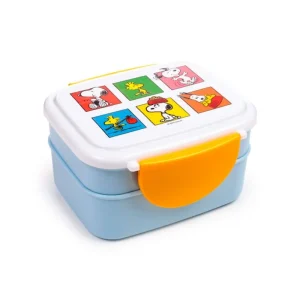 Bento pusdienu kastīte ar galda piederumiem Peanuts Snoopy & Woodstock