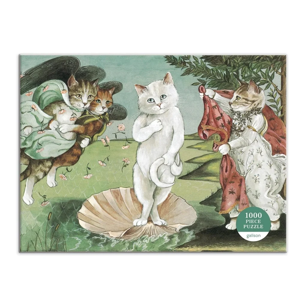 Puzle Birth of Venus Meowsterpiece, 1000 gab.