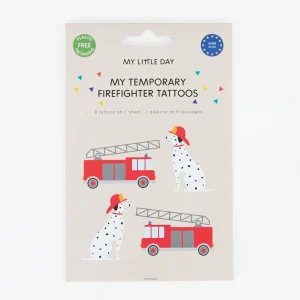 Tetovējumu komplekts Firefighter, 8 gab.