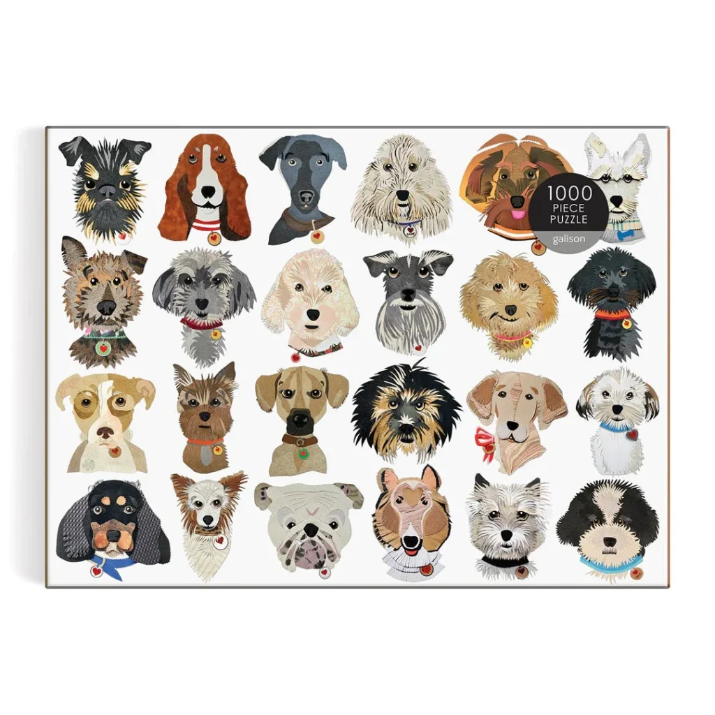 Puzle Paper Dogs, 1000 gab.