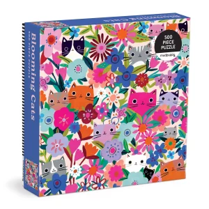 Puzle Blooming Cats, 500 gab.