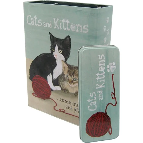 Metāla uzglabāšanas trauks Cats and Kittens XL