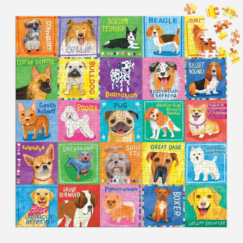 Puzle Pawsome Portraits, 500 gab.