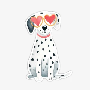 Uzlīme Love Dalmatian