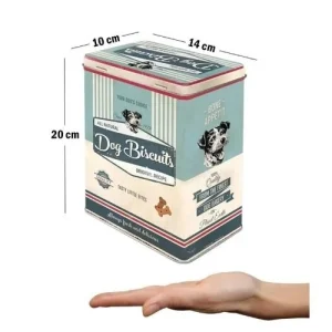 Metāla uzglabāšanas trauks Dog Biscuits L