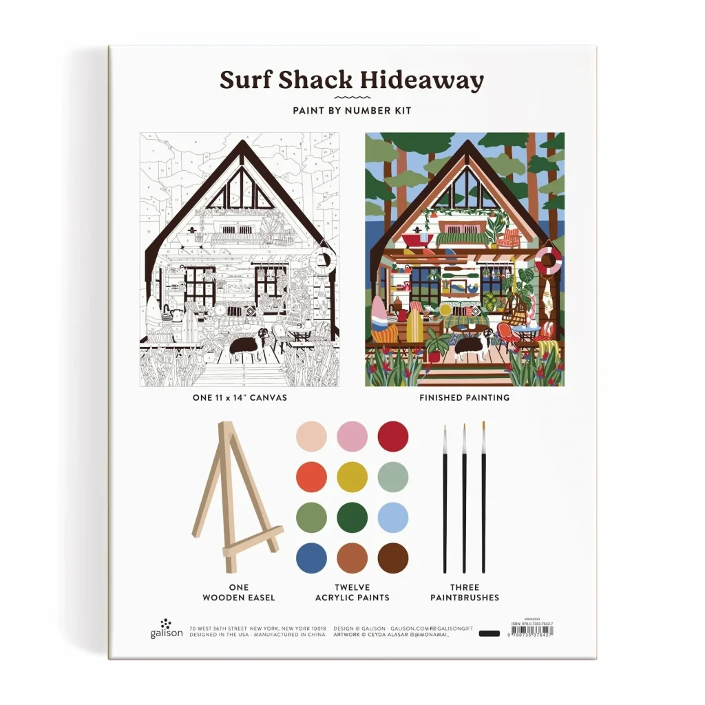 Glezna pēc numuriem Surf Shack Hideaway