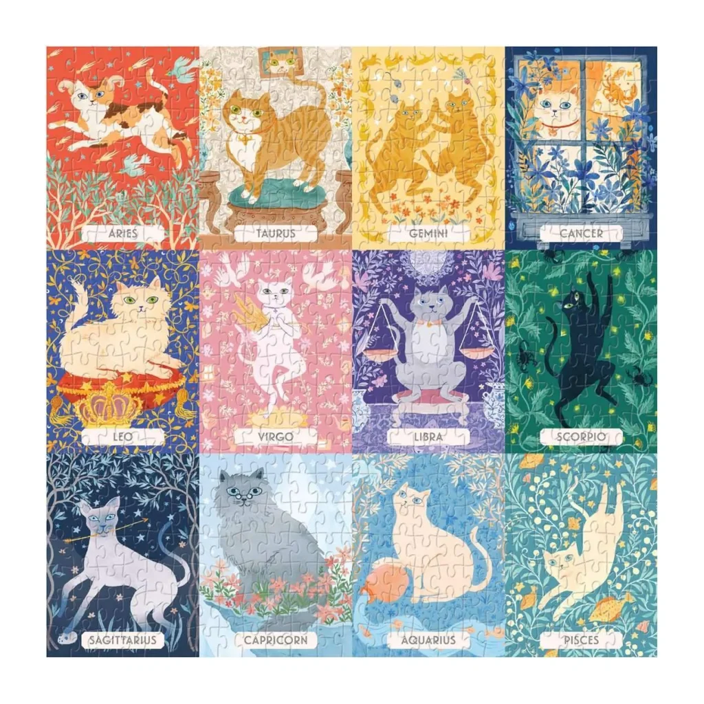 Puzle Cat Zodiac, 500 gab.