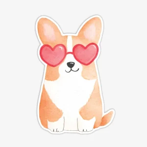 Uzlīme Love Corgi