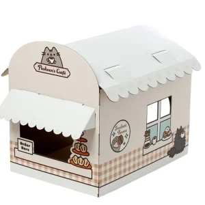 Kafejnīcas formas kartona spēļu māja Pusheen the Cat