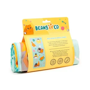 Mikrofibras dvielis Beans & Co Cats