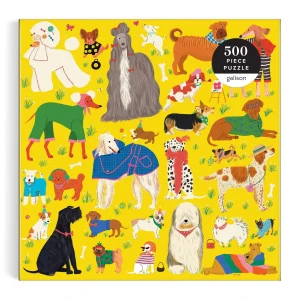 Puzle Fashionable dogs, 500 gab.