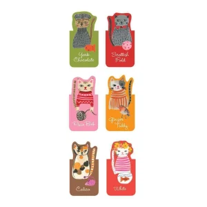 Magnētiskās grāmatzīmes Cool Cats