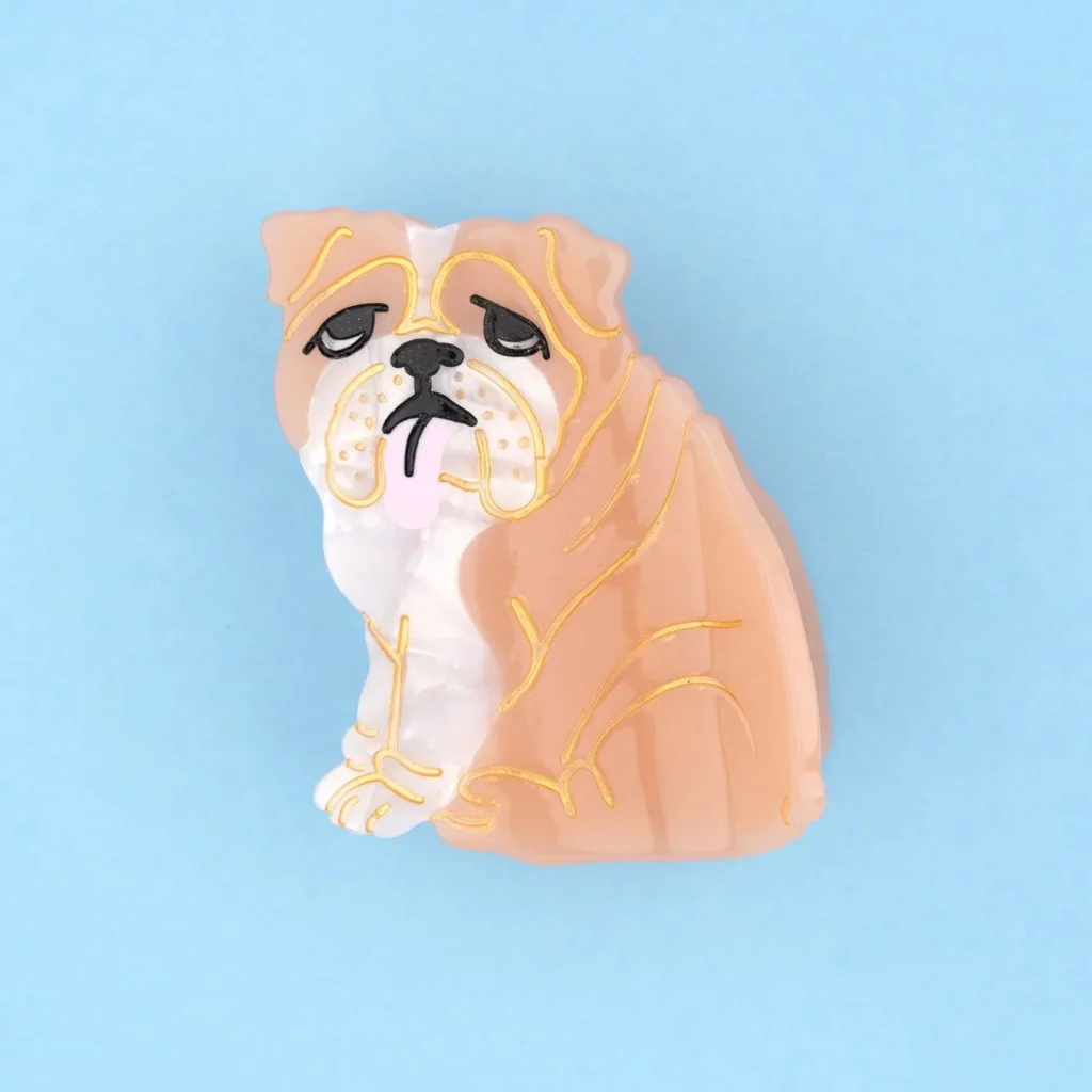 Matu sprādze krabis Angļu buldogs | Coucou Suzette