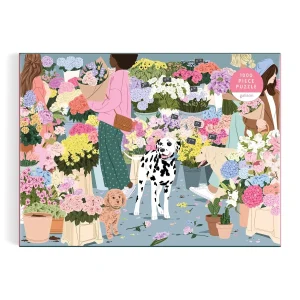 Puzle Flower Market, 1000 gab.
