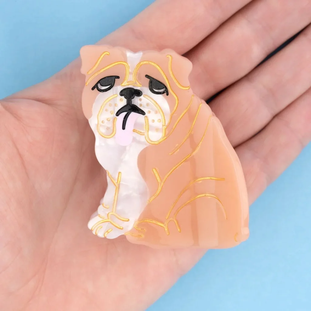 Matu sprādze krabis Angļu buldogs | Coucou Suzette