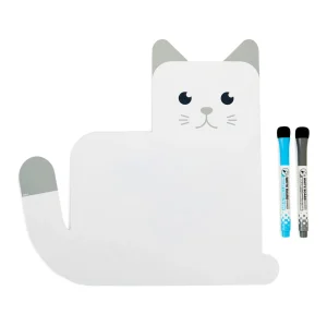 Magnētiska ledusskapja tāfele ar markeriem Meow