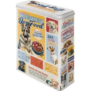 Metāla uzglabāšanas trauks Premium Dog Food XL