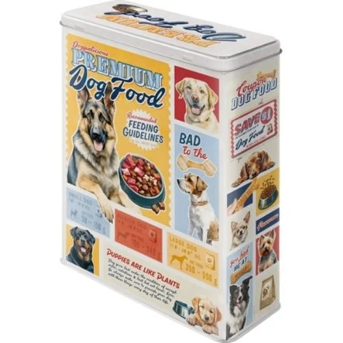 Metāla uzglabāšanas trauks Premium Dog Food XL