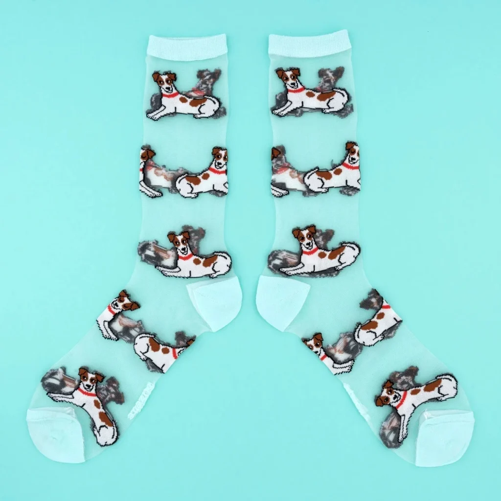 Caurspīdīgas zeķes Džeka Rasela Terjers | Coucou Suzette