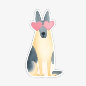 Uzlīme Love German Shepherd